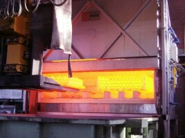 Chamber kiln for heat treatment of steel alloy castings, model KPK 6000